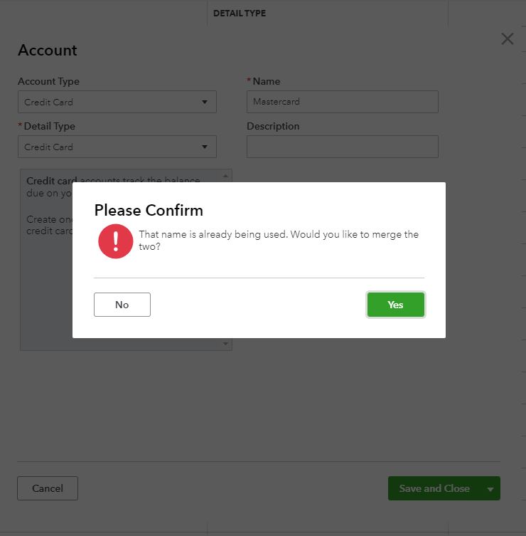 quickbooks online merging accounts confirm